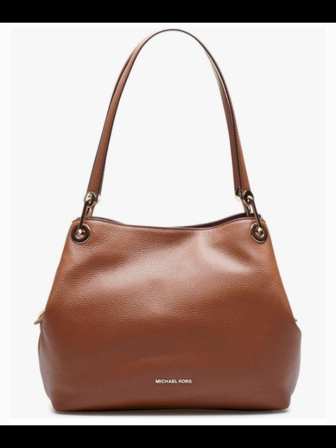 Michael Kors Brown Leather Shoulder Bag